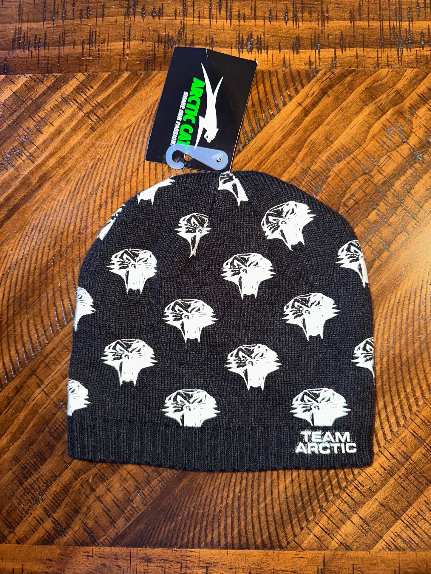 Arctic Cat Glow in the Dark Cathead Beanie