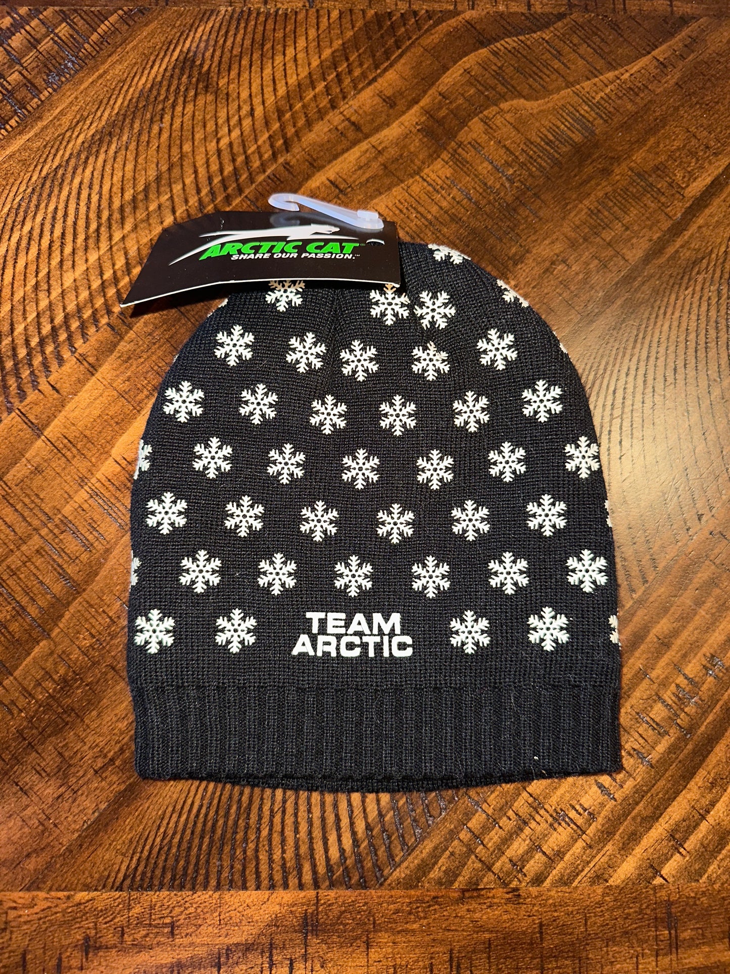 Arctic Cat Youth Snowflakes Glow in the Dark Beanie