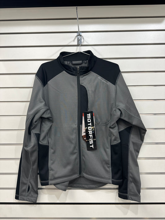 Men’s Motorfist Gray/Black Hydrophobic Fleece Jacket