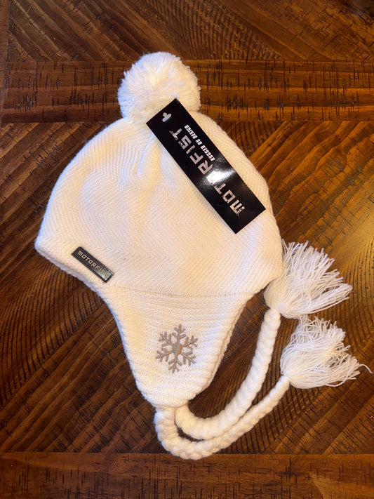 Motorfist White Beanie