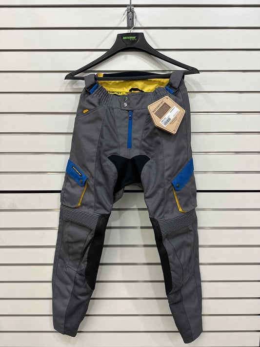 Motorfist Black/Yellow/Blue Skyline Pant (mesh & tight ankle)