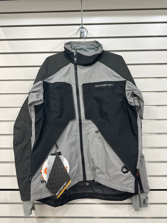 Men’s Motorfist Black/Silver Alpha Jacket