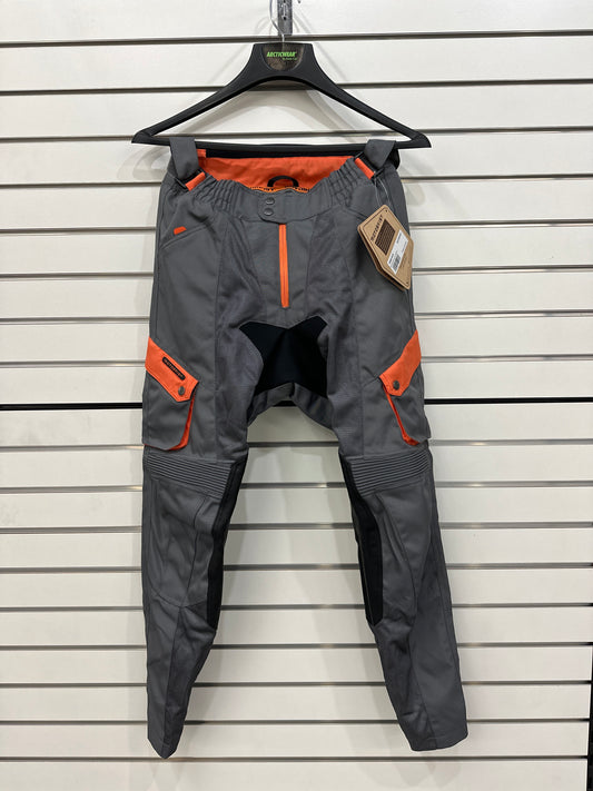 Motorfist Gray/Orange Skyline Pant (mesh & tight ankle)