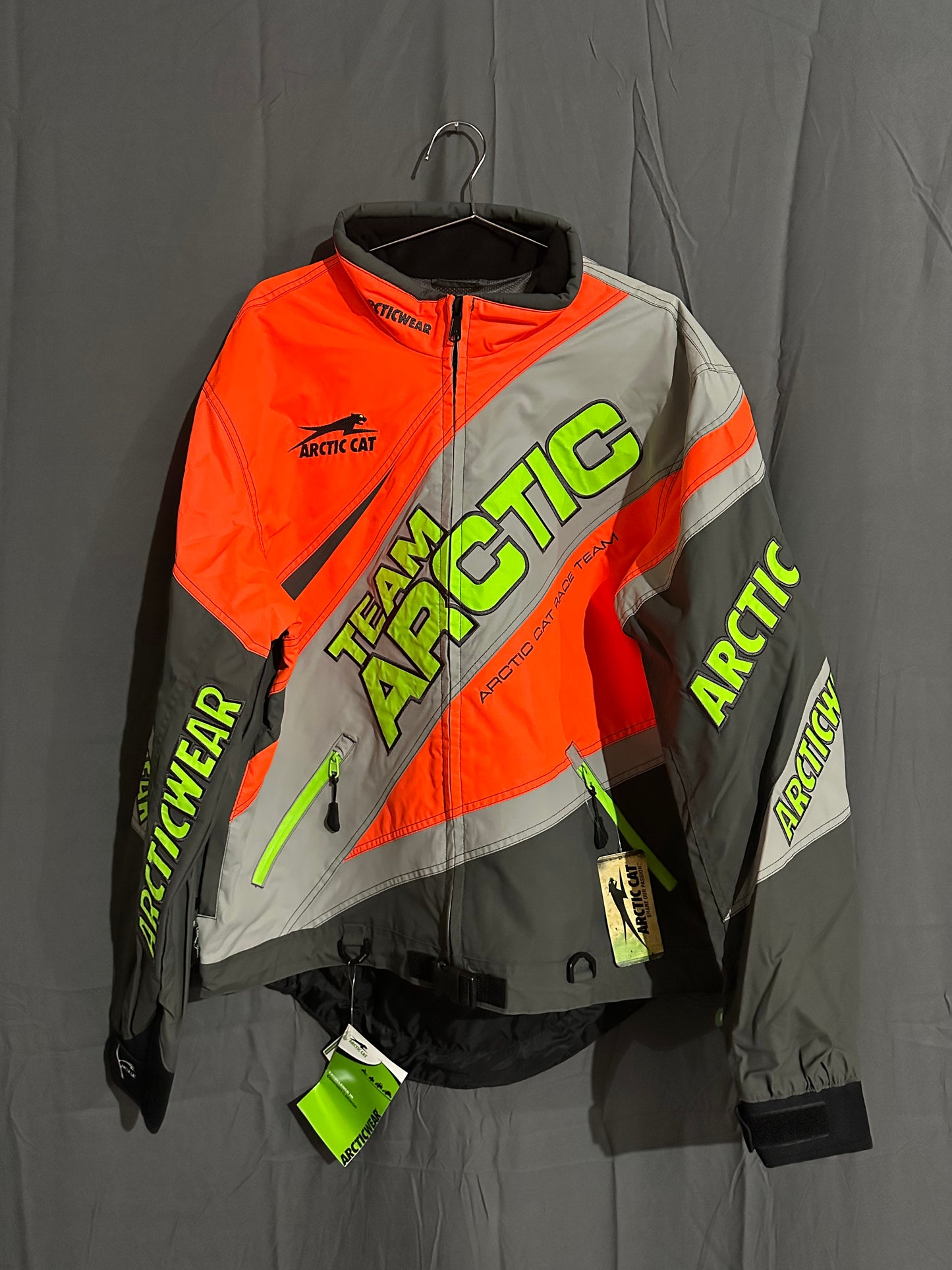 Men’s Arctic Cat Jacket Light Gray (Full Collar)