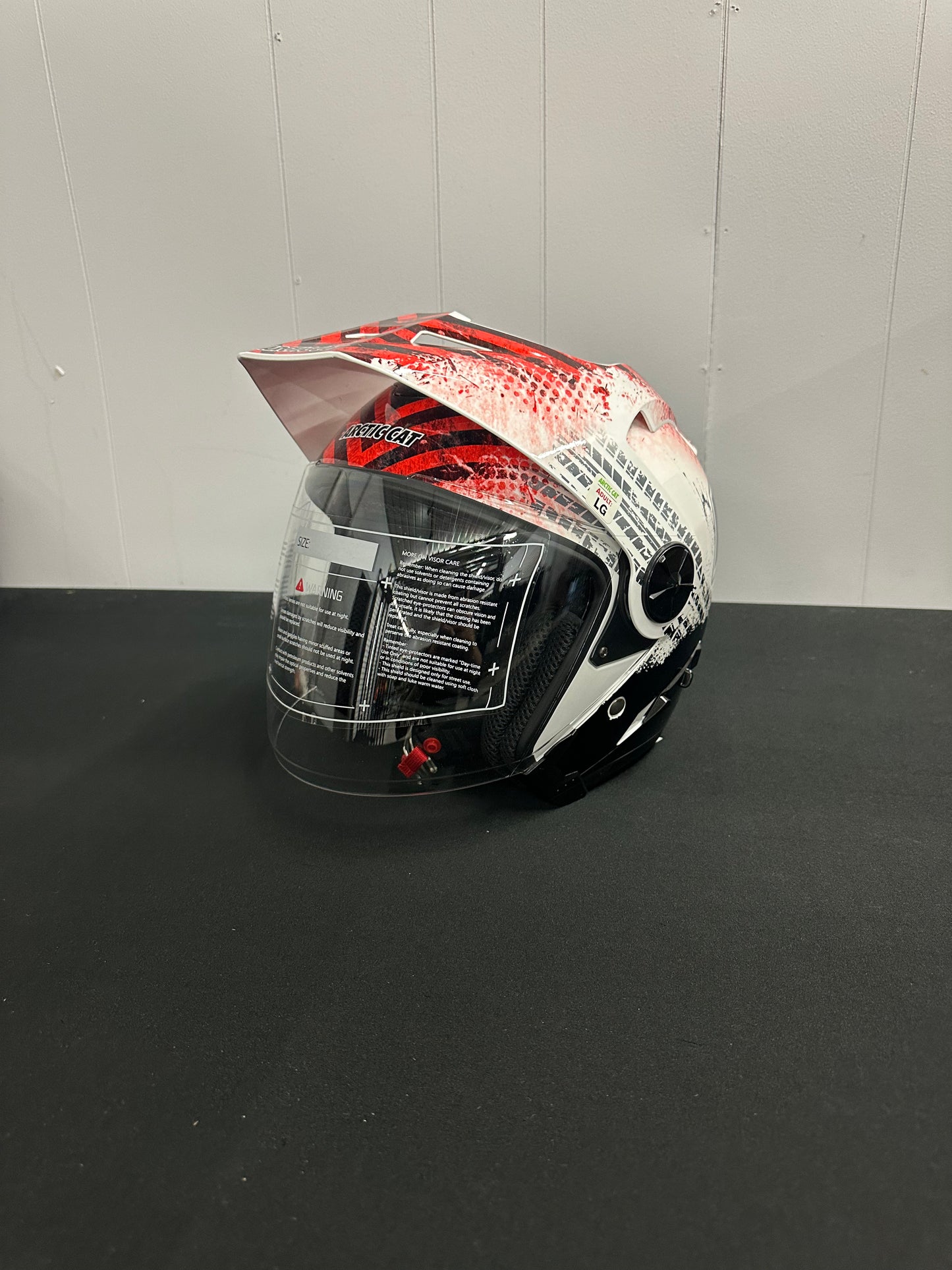 3/4 Arctic Cat Helmet Red