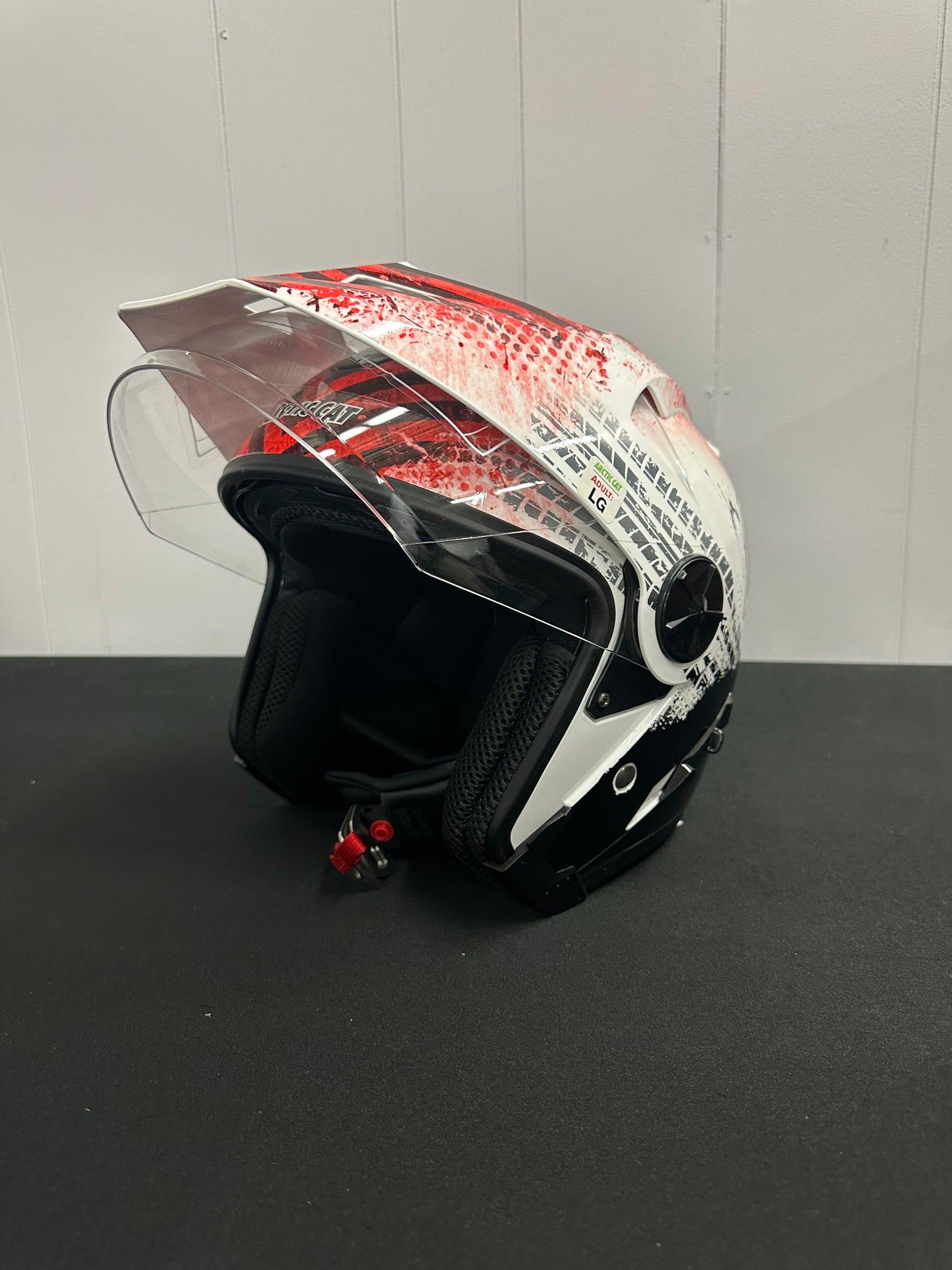 3/4 Arctic Cat Helmet Red