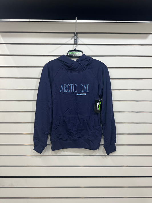 Arctic Cat Women’s Button Sweatshirt Blue