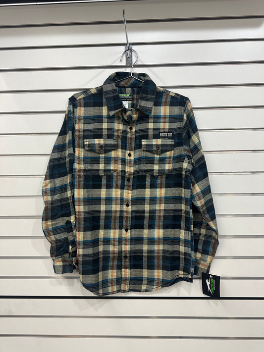 Arctic Cat Mens Flannel Tan